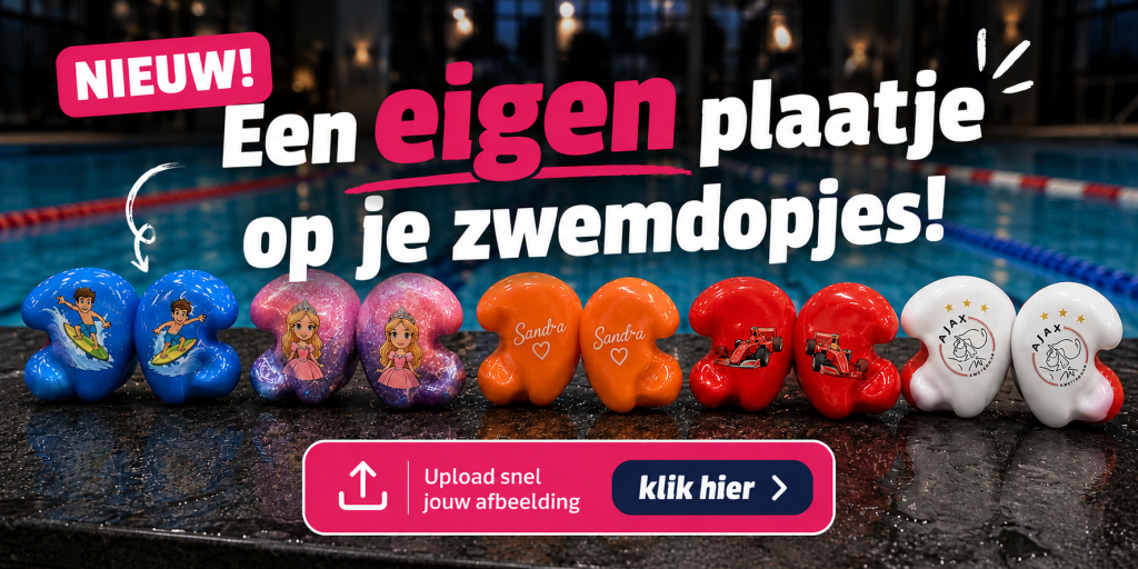 Zwemdopjes met je eigen plaatje